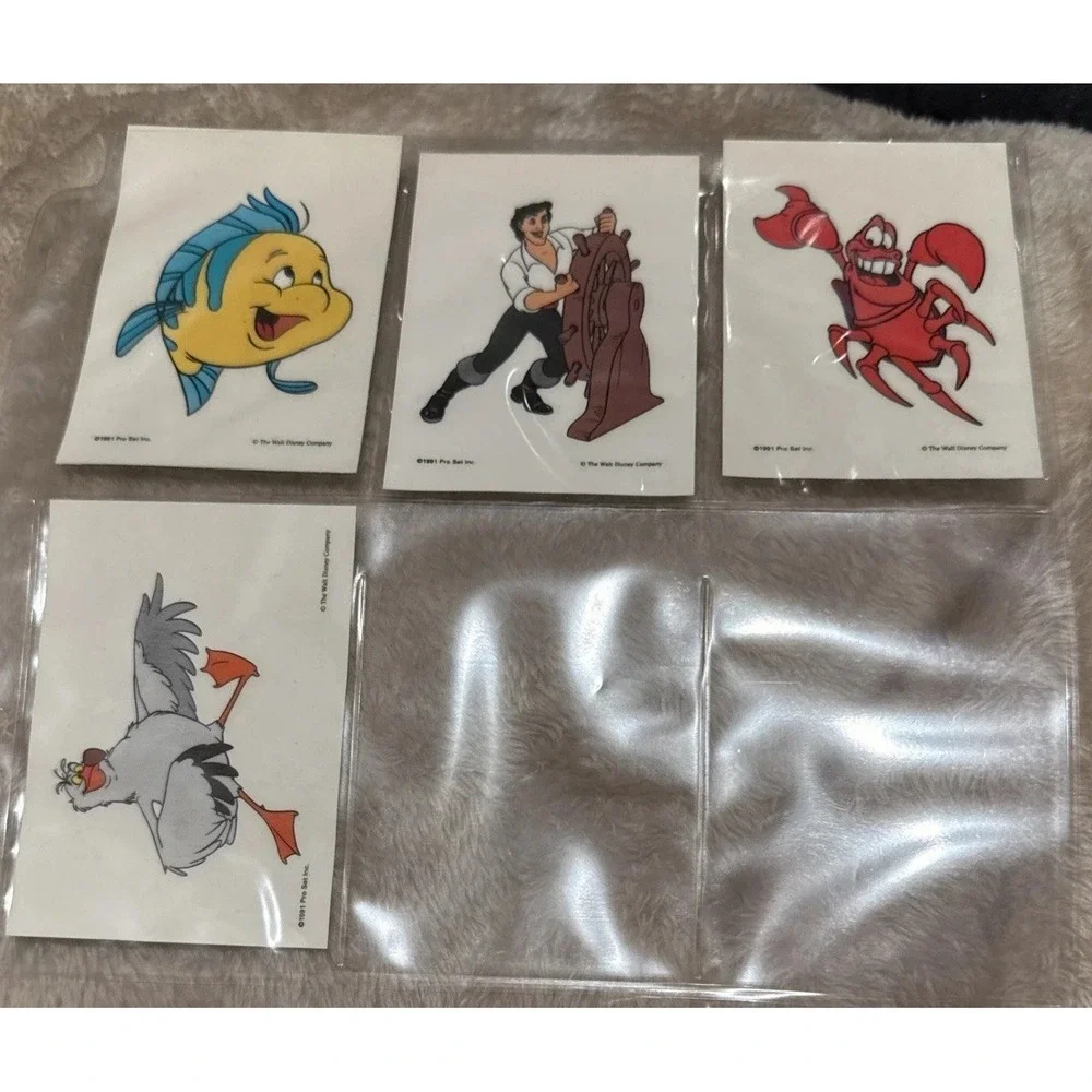 Disney Little Mermaid 1991 Pro Set Complete 90 Card Set 15 Sketch 15 Standups